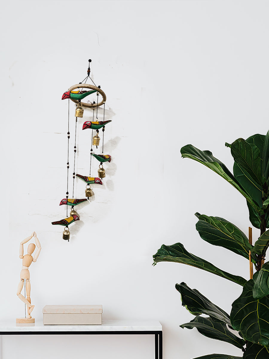 Parrot Wind Chime by Veer Singh