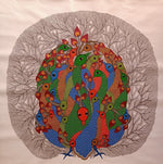 Beautiful Peacocks gond Art