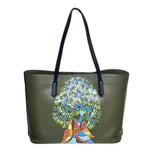 Peacocks Melody Green Tote