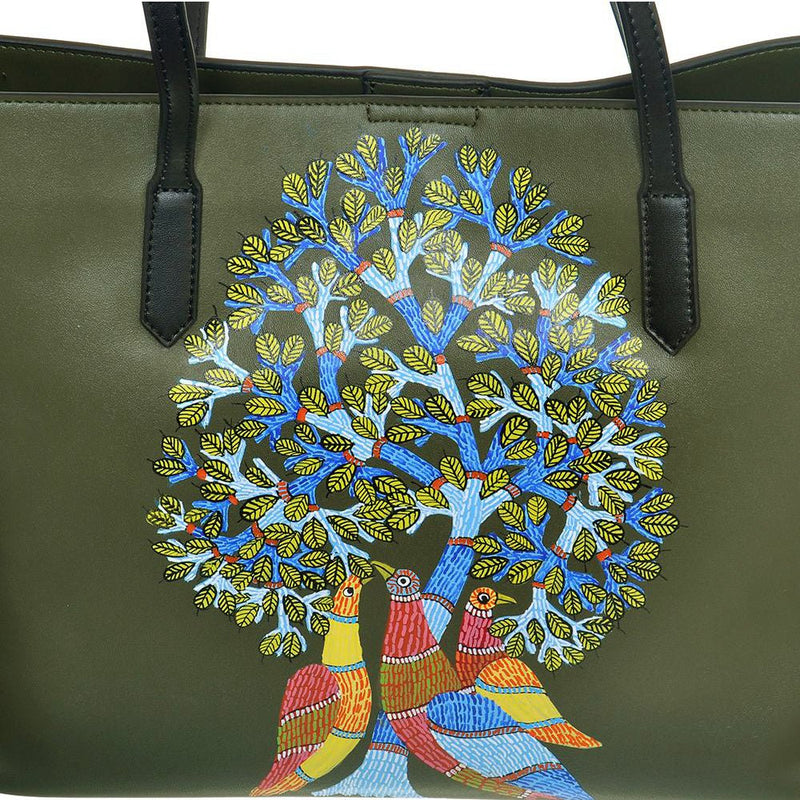 Peacocks Melody Green Purse