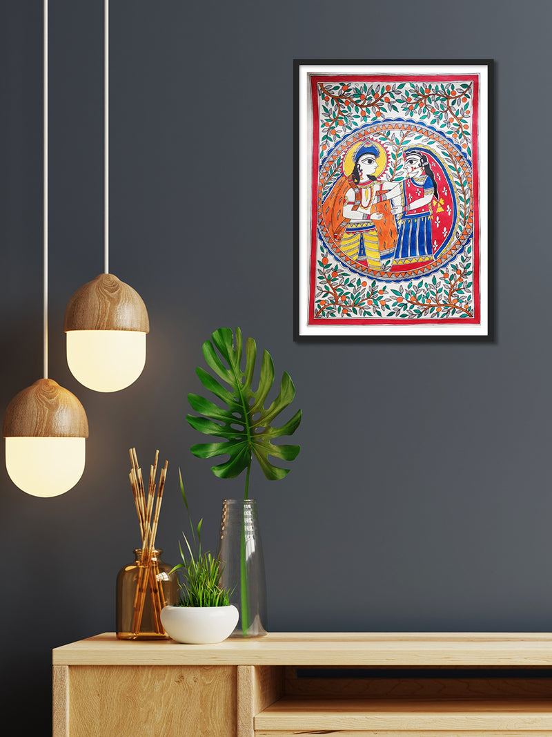 Ram and Sita Madhubani Painting online