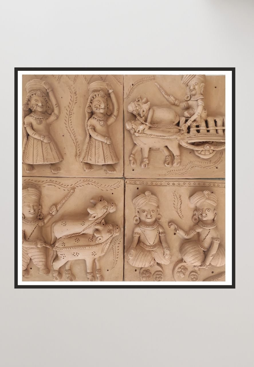 My village Terracotta tiles for sale