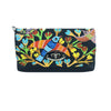 Beautiful Handpainted black saddle bag 