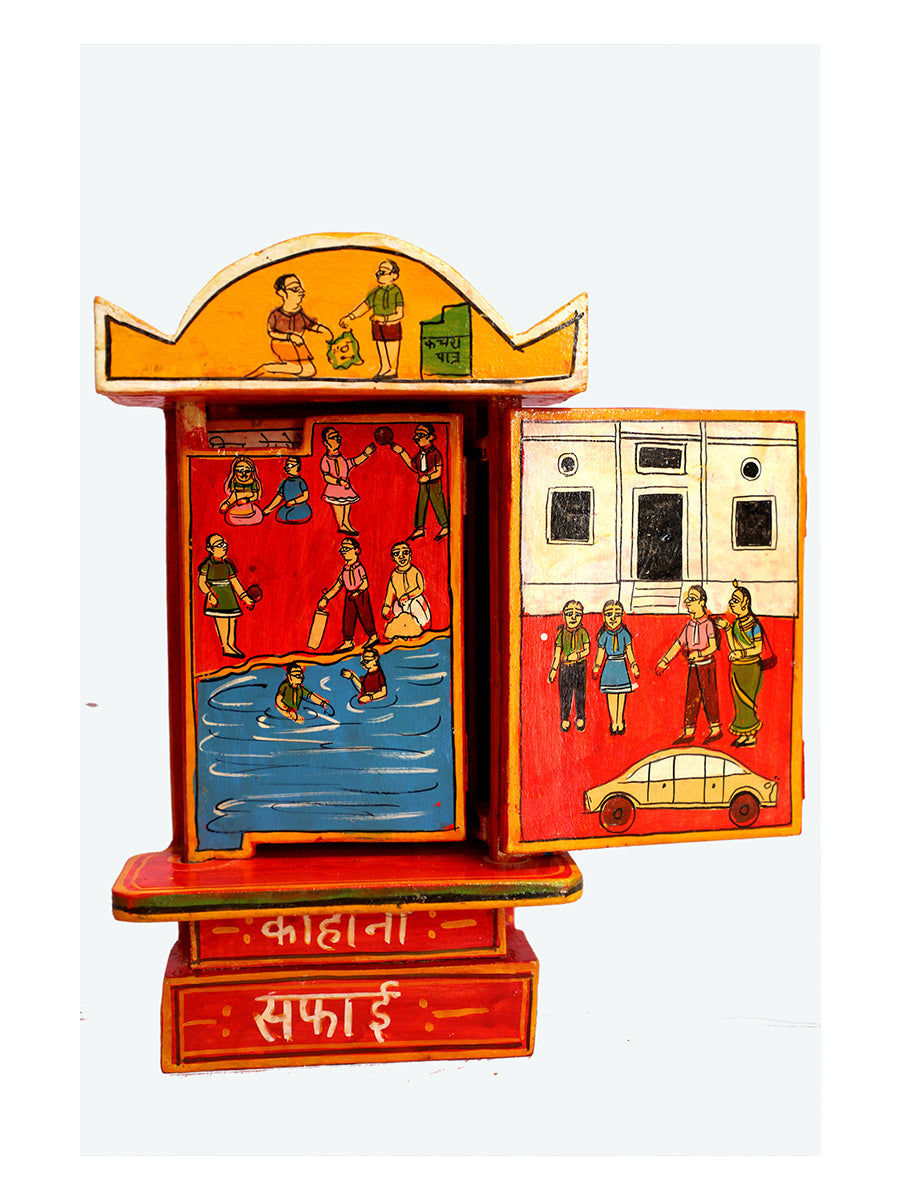 Safai Story Kavad Painting by Dwarka Prasad