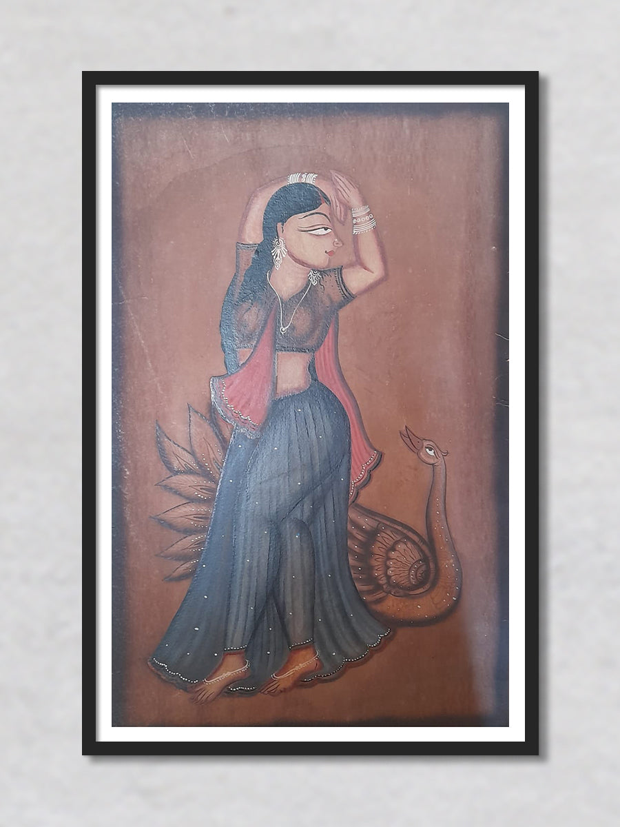 Kalighat Painting by Uttam Chitrakar