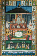 Shrinath Ji, Pichwai Painting by Sushil Soni