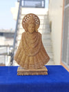 Shyam Baba Sandalwood Miniature Artwork by Om Prakash