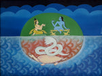 Sristi- Tattva Assamese manuscript Painting