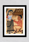 Kalighat Art in Marry me Painting