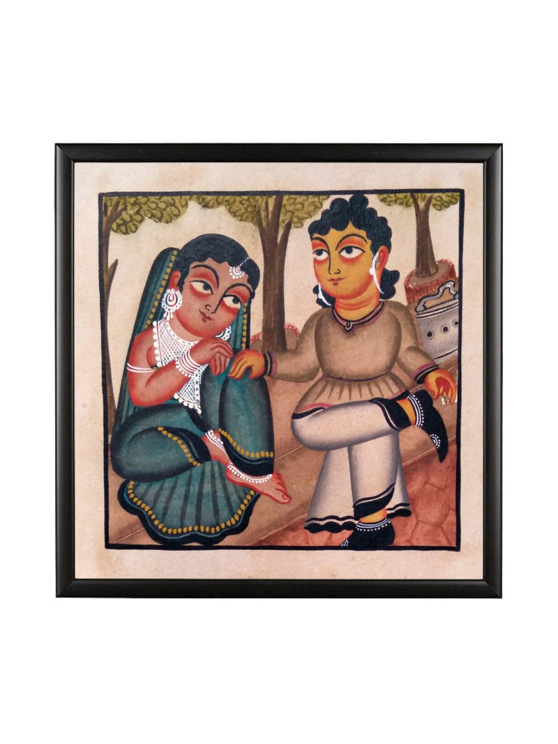 Symphony of Affection: Kalighat by Bapi Chitrakar