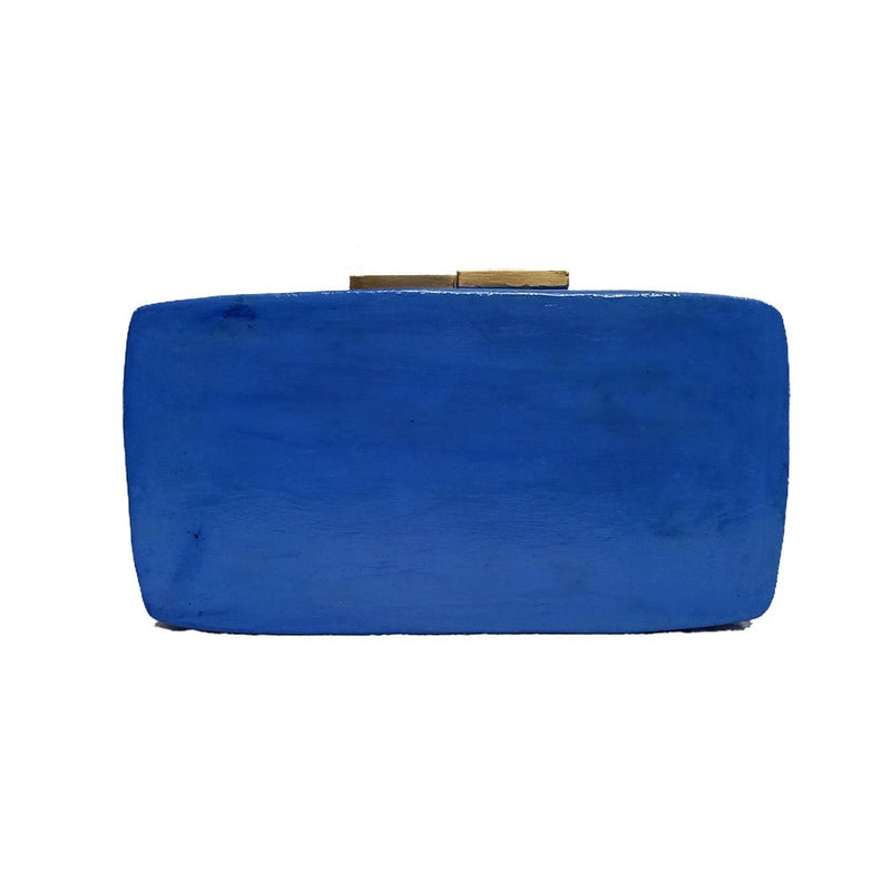 THE FISH , RECTANGLE PAPER MACHE CLUTCH-Paper Mache Clutch