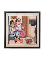 Tales of Family:Kalighat Art by Bapi Chitrakar