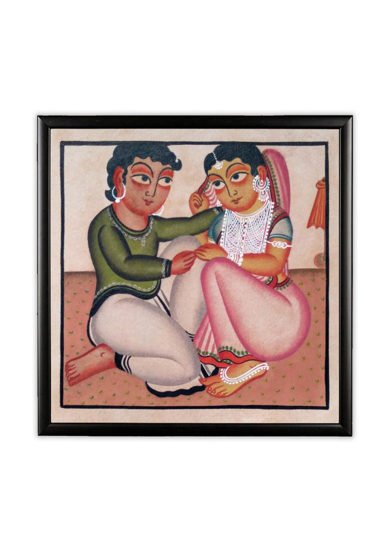 Tender Moments: Kalighat Art by Bapi Chitrakar