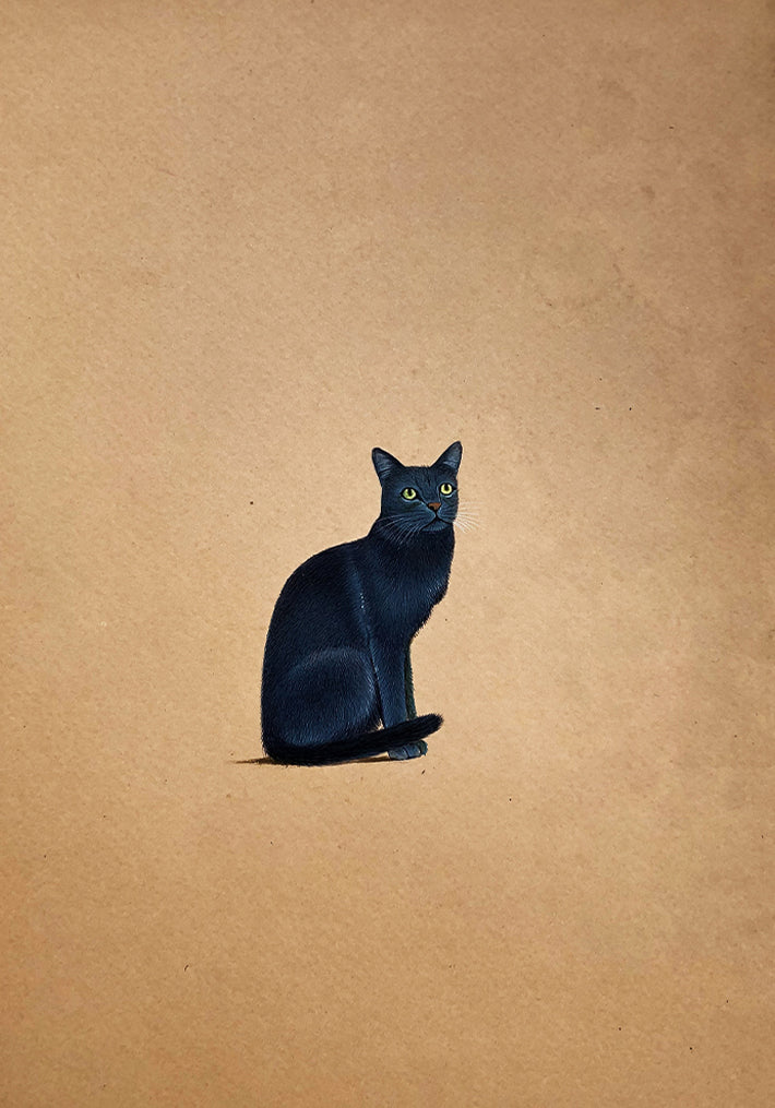 The Adorable Cats in Miniature Painting by Mohan Prajapati