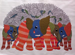 Traditional Gond Art Elephant artwork 