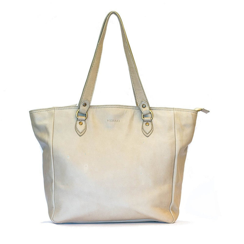 Buy Grey leather bag