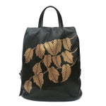 The Leaves, Black Backpack-