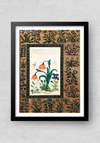 Shop The Mughal Flowers in Miniature Painting by Mohan Prajapati