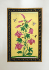 The Mughal Flowers in Miniature Painting by Mohan Prajapati