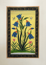 The Mughal Flowers in Miniature Painting by Mohan Prajapati