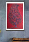 Tree of Life, Mata ni Pachedi painting by Chandrakant Bhulabhai-Paintings by Master Artists