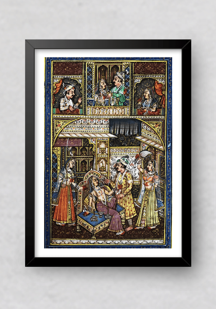 Shop The Royal Affairs in Miniature Painting by Mohan Prajapati