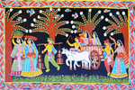 Tikuli Village Scene Painting 