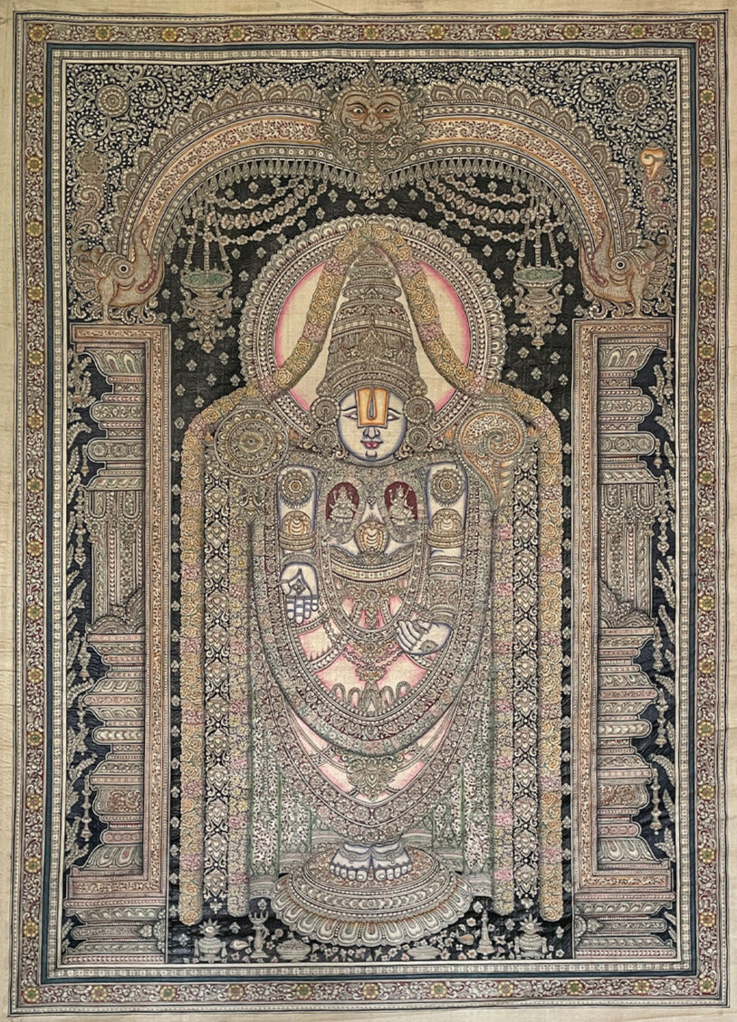 Tirupati Balaji: Pattachitra painting by Gitanjali Das