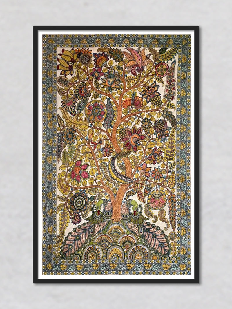 Tree of Life: Kalamkari Painting by Harinath.N for sale