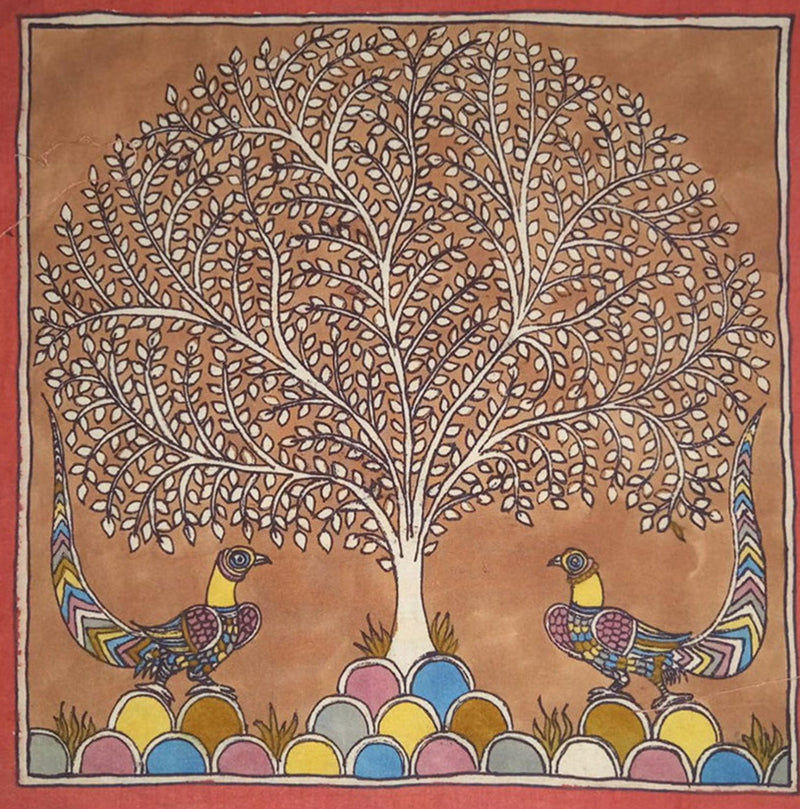 Tree of Life Mata Ni Pachedi Painting by Bhanu Bhai Chittara