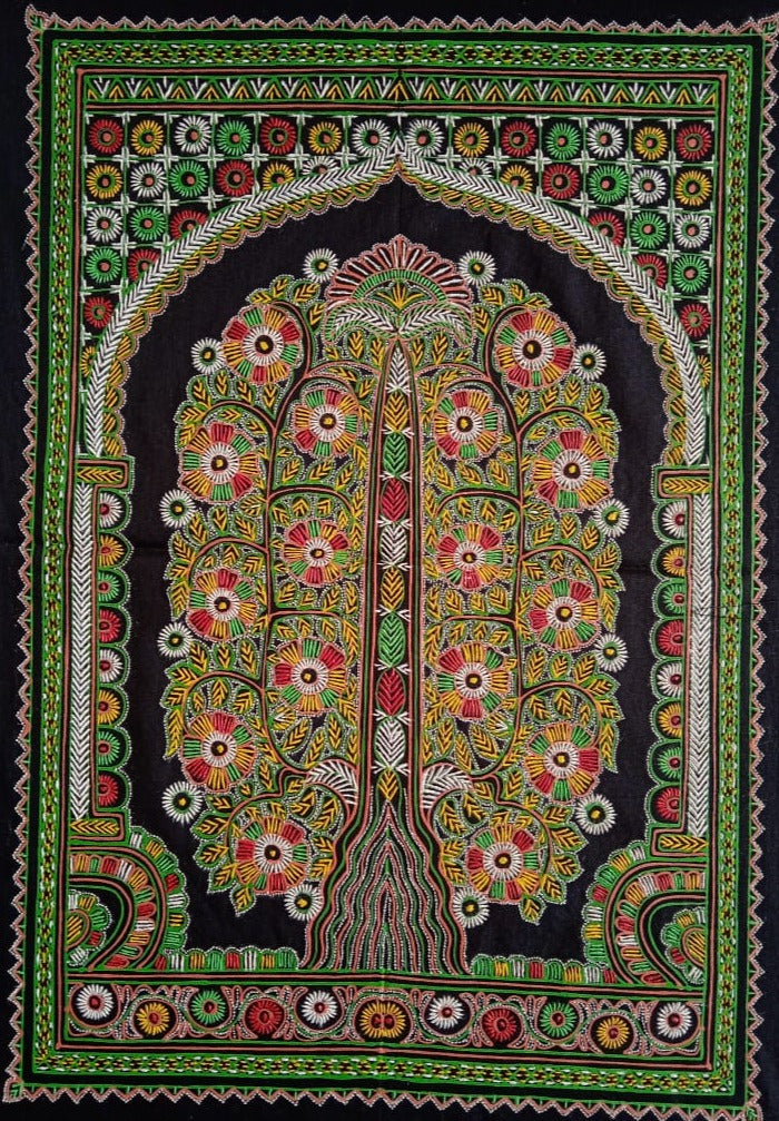 Tree of Life Rogan Art by Rizwan Khatri-Paintings by Master Artists