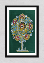 Tree of life Rogan Painting