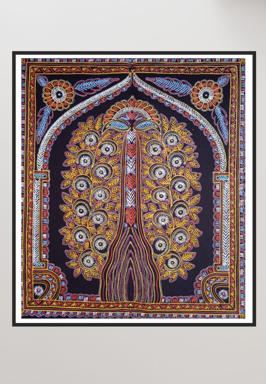 Tree of Life Rogan Art by Rizwan Khatri-Paintings by Master Artists