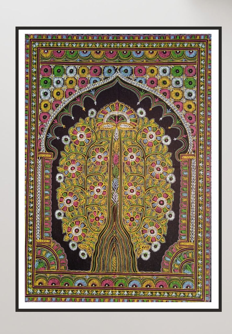 Tree of Life Rogan Art by Rizwan Khatri-Paintings by Master Artists