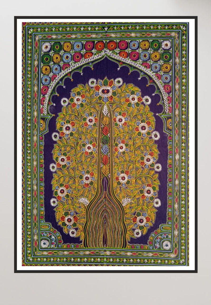 Tree of Life Rogan Art by Rizwan Khatri-Paintings by Master Artists