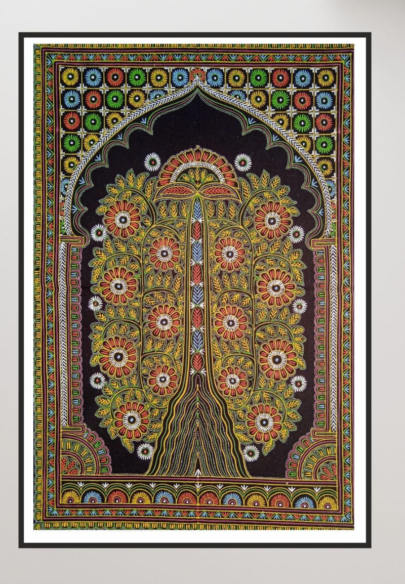 Tree of Life Rogan Art by Rizwan Khatri-Paintings by Master Artists