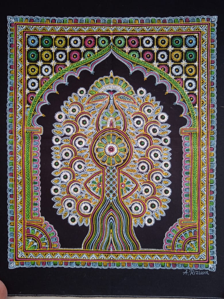 Tree of Life Rogan Art by Rizwan Khatri-Paintings by Master Artists