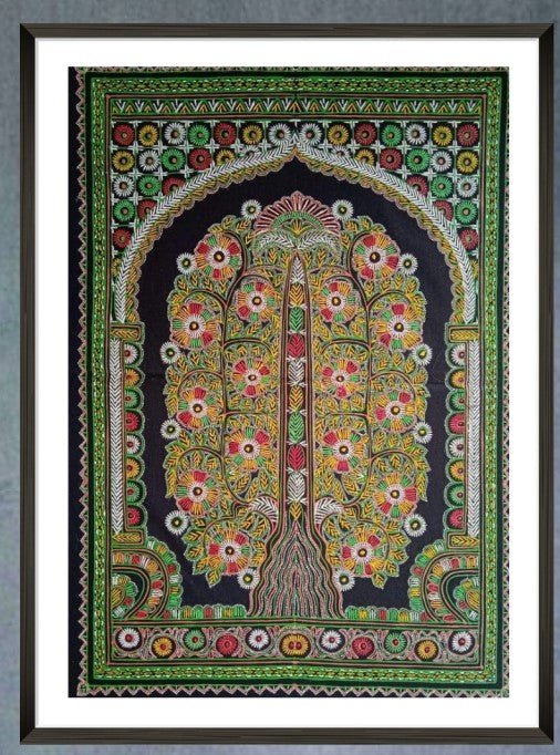 Tree of Life: Rogan Art by Rizwan Khatri-Paintings by Master Artists