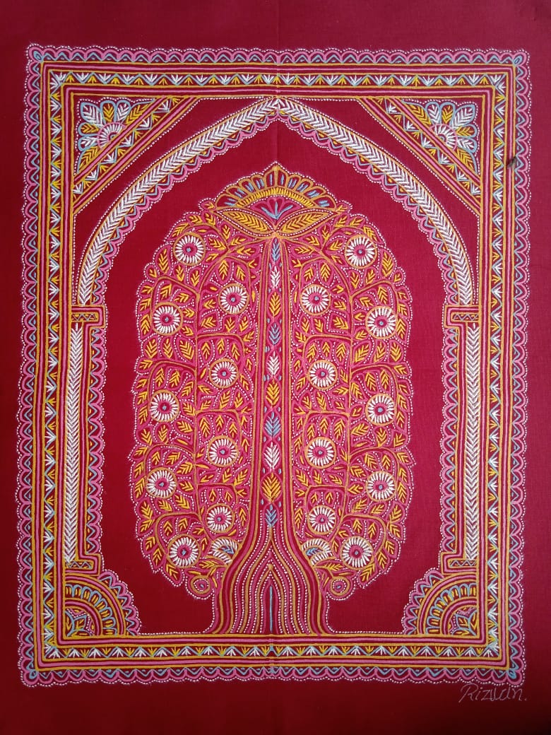 Tree of Life: Rogan Art by Rizwan Khatri-Paintings by Master Artists