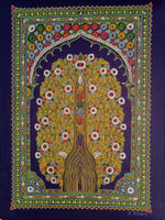 Tree of Life Rogan Art by Rizwan Khatri-Paintings by Master Artists