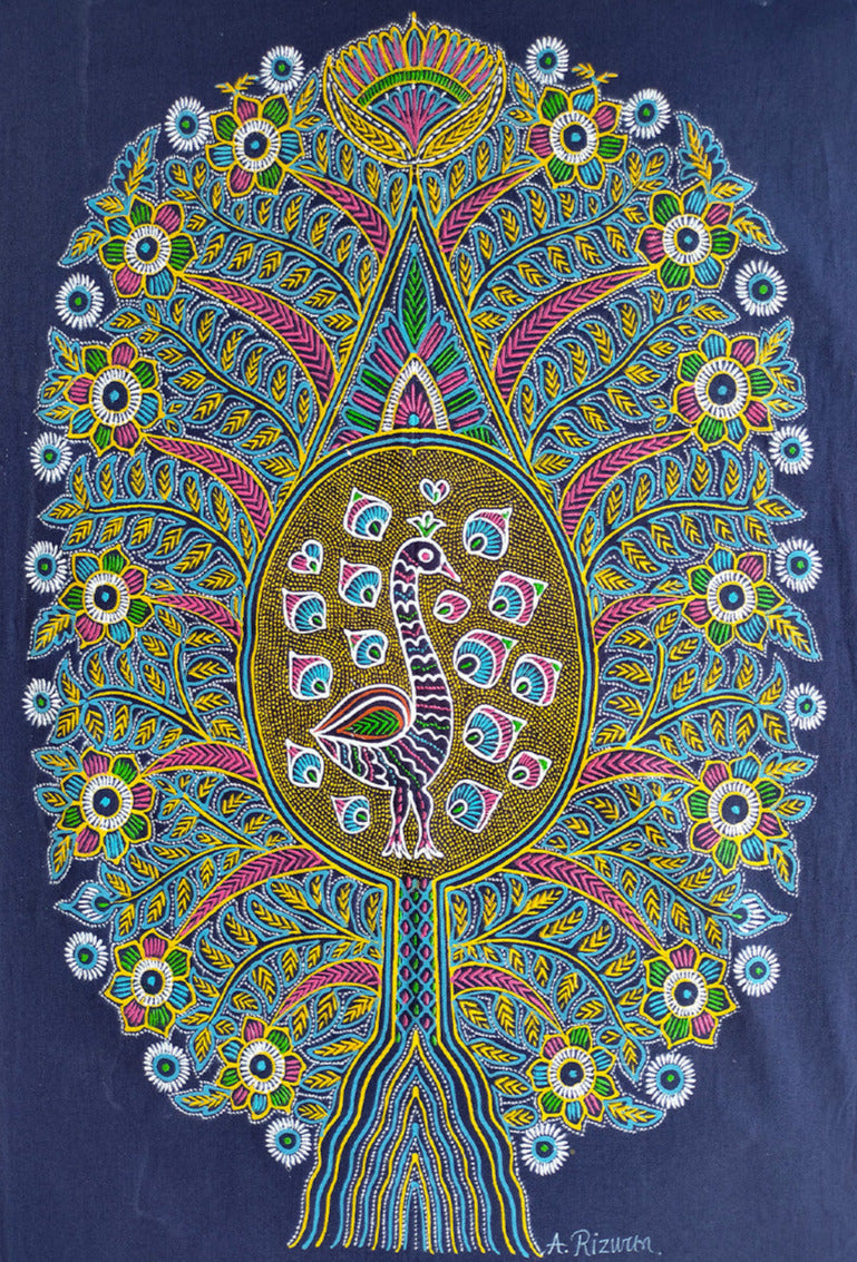 Buy Tree of Life Rogan Art by Rizwan Khatri