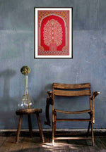 Buy Tree of Life: Rogan Art by Rizwan Khatri (Red)