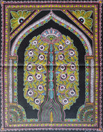 Tree of Life Rogan painting by Rizwan Khatri