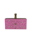 Tree of Life, pink wood clutch-