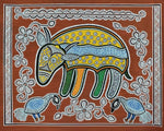 Adijavi Jeevan  Mandana Painting 