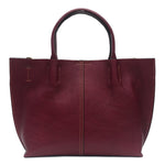 Web of Flowers, Maroon Tote