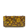 YELLOW FLOWERS, WOOD CLUTCH