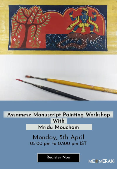 Assamese Manuscript Artwork by Mridu Moucham