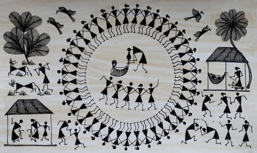 Warli Paintings | Tribal Art from India – Silk Road Gallery