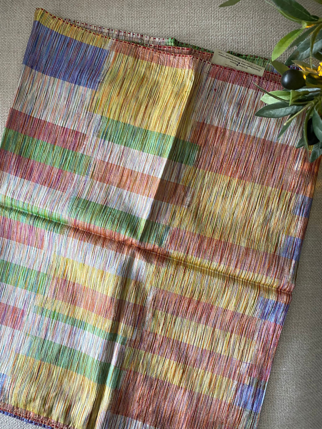 Handwoven IKAT SILK STOLE-